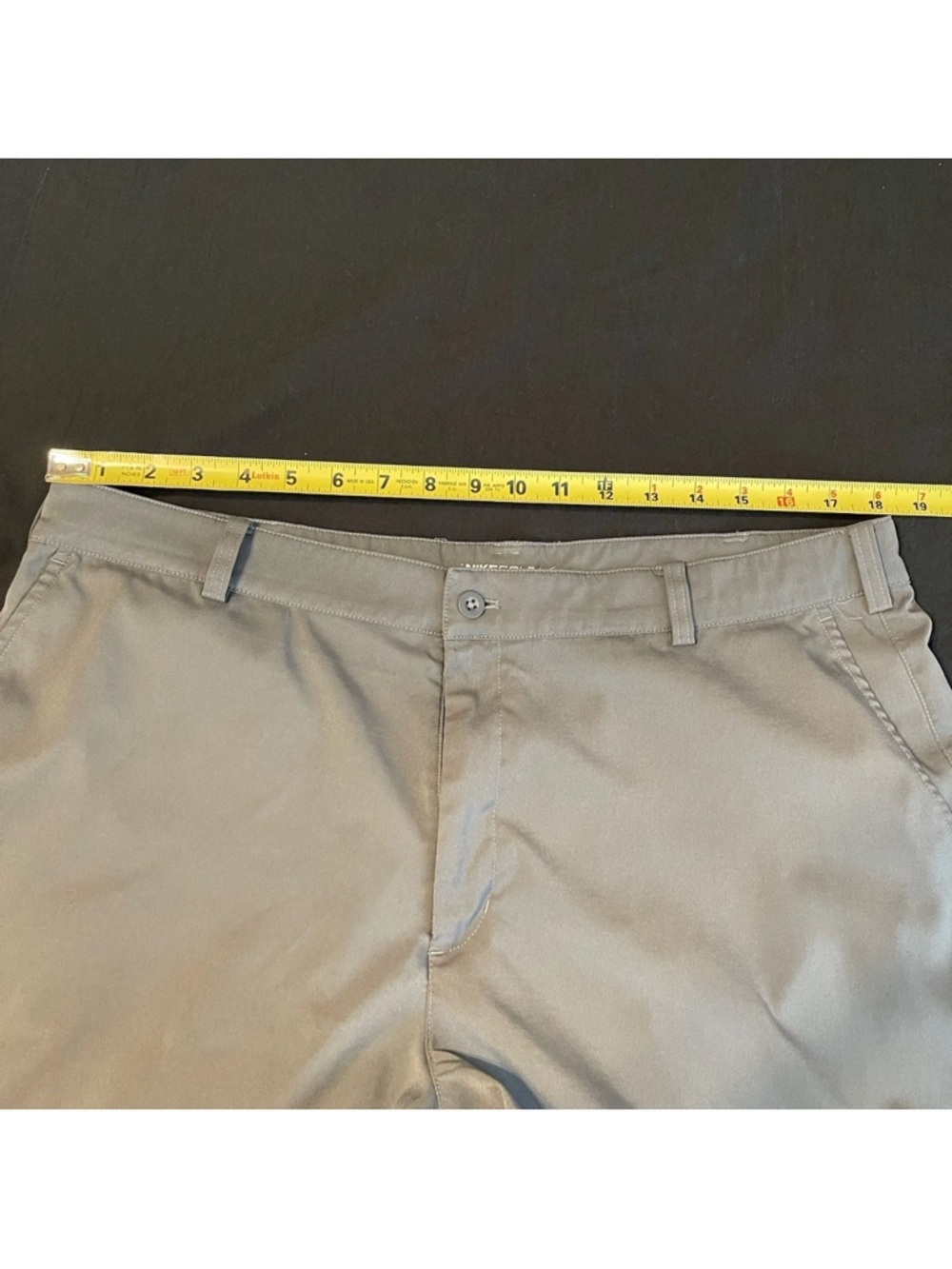 2 Pair Nike Golf Tour Performance Golf Shorts Size 38 Gray & Tan Dri-Fit Men’s - Picture 13 of 16